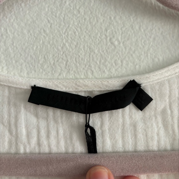 Jenni Kayne Cotton Cypress Caftan Dress Ivory White XS - Picture 5 of 10